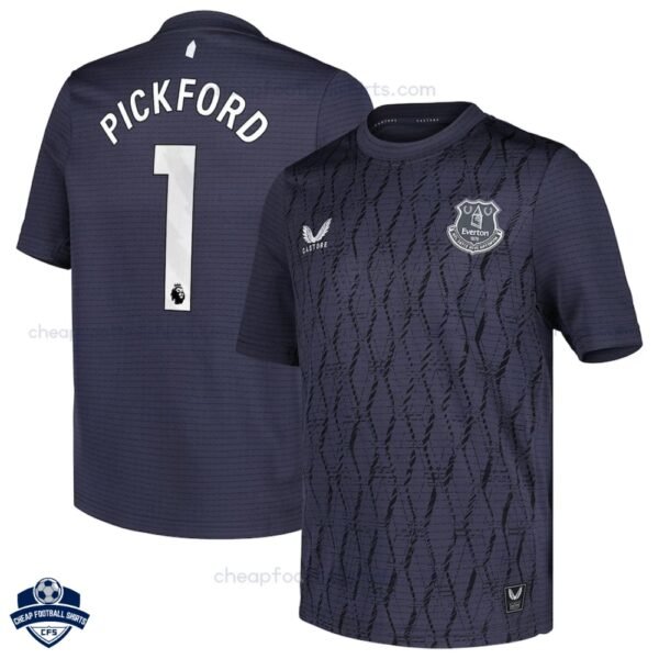 Everton Away Goalkeeper Men Football Shirt 25/26 PICKFORD 1 - Overview