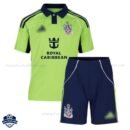 Fulham Away Kids Football Kit 25/26 - Front View