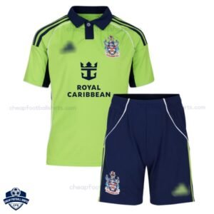 Fulham Away Kids Football Kit 25/26 - Front View