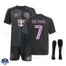 Inter Miami DE PAUL 7 Away Kids Cheap Football Kit 2025/26_Overview