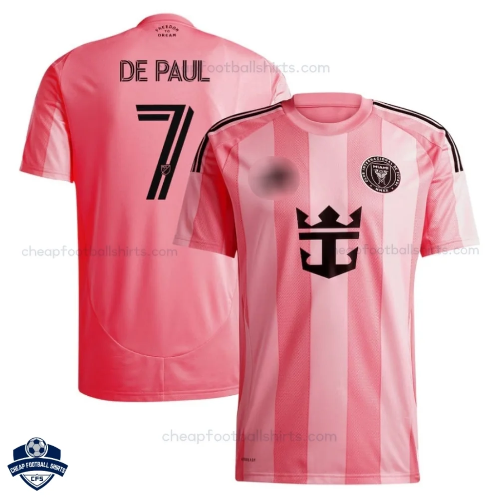 Inter Miami DE PAUL 7 Home Cheap Football Shirts 2025/26_Overview
