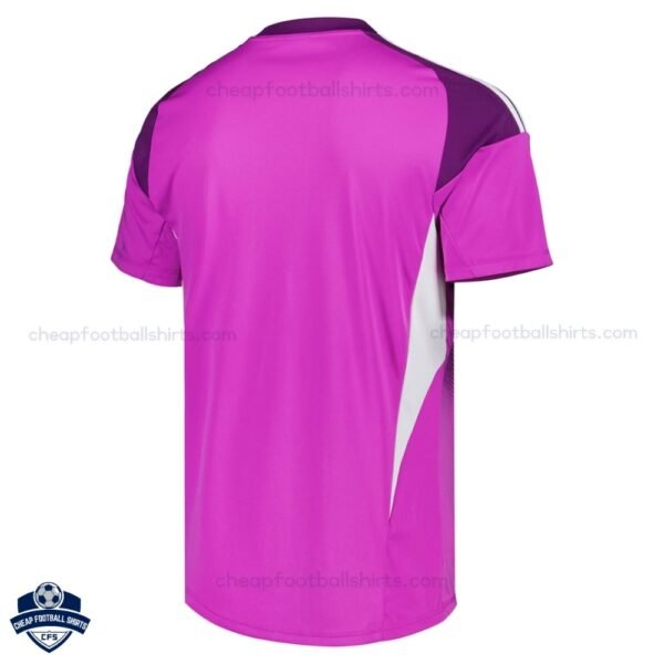 Leeds United Pink Goalkeeper Men Football Shirt 25/26 - Back View
