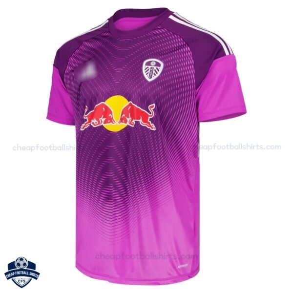 Leeds United Pink Goalkeeper Men Football Shirt 25/26 - Front View