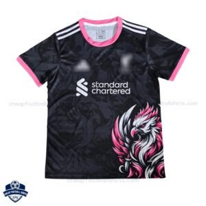 Liverpool Black Special Edition Cheap Football Shirts 2025/26 - Front View