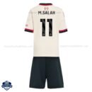 Liverpool Away Kids Football Kit 25/26 M.SALAH 11 - Back view