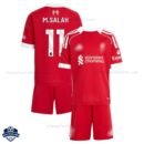 Liverpool Home Kids Football Kit 25/26 M.SALAH 11 - Overview
