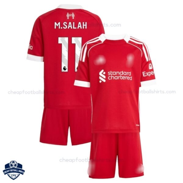 Liverpool Home Kids Football Kit 25/26 M.SALAH 11 - Overview