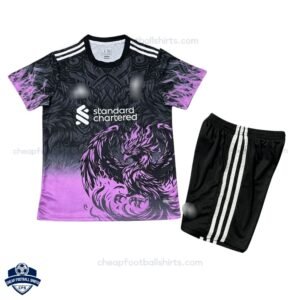 Liverpool Pink Special Edition Kids Cheap Football Kit 2025/26 - Front View