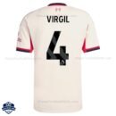 Liverpool Away Men Football Shirt 25/26 VIRGIL 4 - Back View
