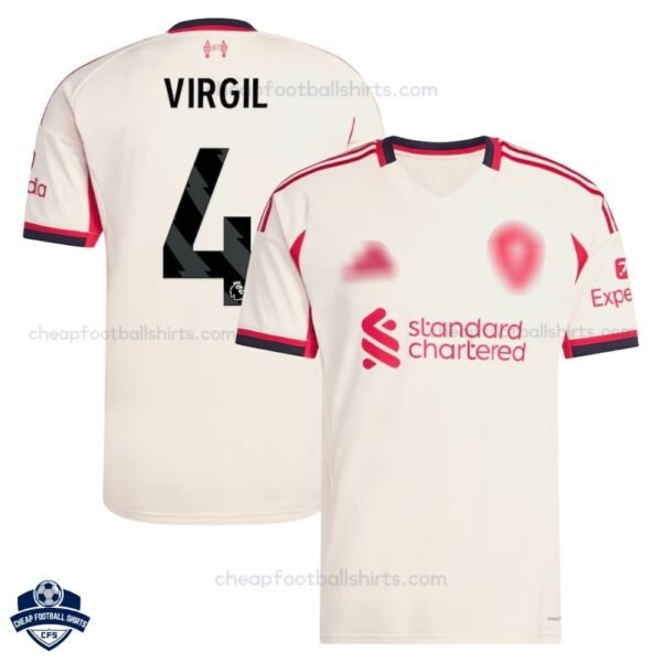 Liverpool Away Men Football Shirt 25/26 VIRGIL 4 - Overview