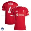 Liverpool Home Men Football Shirt 25/26 VIRGIL 4 - Overview