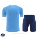 Manchester City Blue Training Kids Football Kit 25/26 - Back View