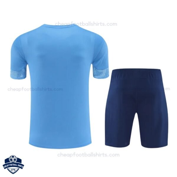 Manchester City Blue Training Kids Football Kit 25/26 - Back View