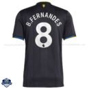Manchester United B.FERNANDES 8 Third Cheap Football Shirts 2025/26_Back View