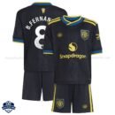Manchester United B.FERNANDES 8 Third Kids Cheap Football Kit 2025/26_Overview