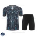 SSC Napoli Grey Training Kids Football Kit 25/26 - Back View