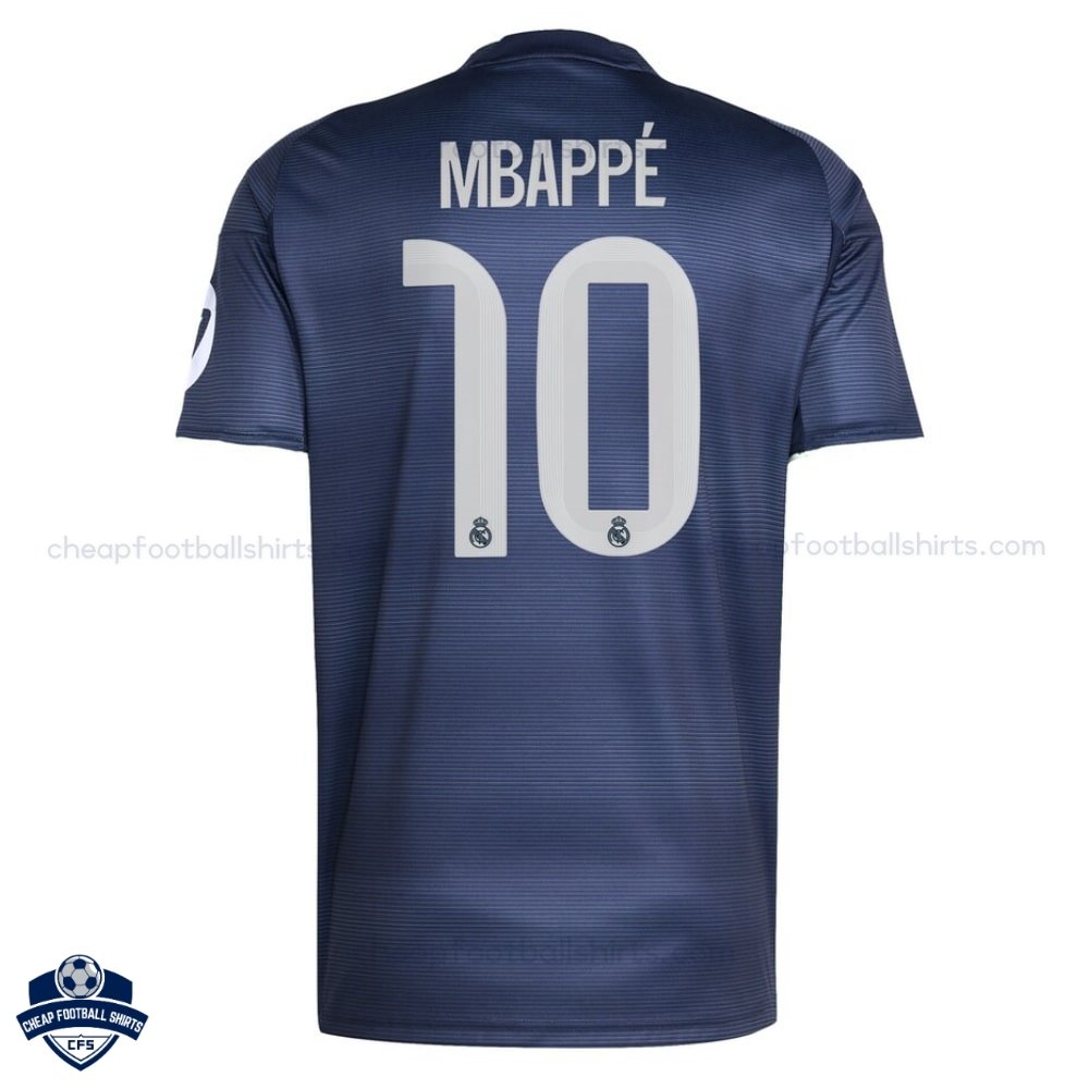 Real Madrid MBAPPÉ 10 Away Cheap Football Shirts 2025/26_Back View