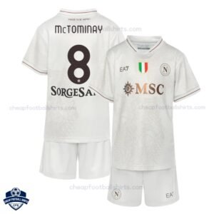 SSC Napoli McTOMINAY 8 Away Kids Cheap Football Kit 2025/26_Overview