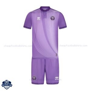 Sheffield United Third Kids Football Kit 25/26 - Front View