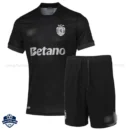 Sporting CP Away Kids Football Kit 25/26 - Front View