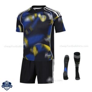 Leeds United Third Kids Football Kit 25/26 - Front View