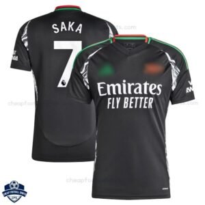 Arsenal SAKA 7 Away Men Football Shirt 24/25