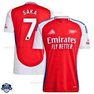 Arsenal SAKA 7 Home Men Football Shirt 24/25 - Overview