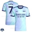Arsenal SAKA 7 Third Men Football Shirt 24/25 - Front View