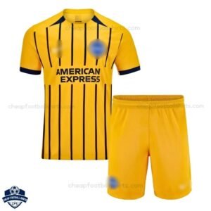 Brighton Away Kids Football Kit 24/25 - Front View