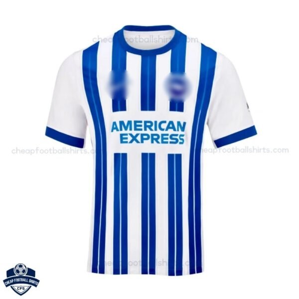 Brighton Home Men Football Shirt 24/25 - Front View