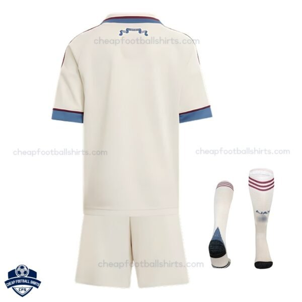 Ajax Third Kids Football Kit 25/26 - Back View