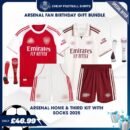 Arsenal Birthday Football Gift Bundle 25/26 - Overview