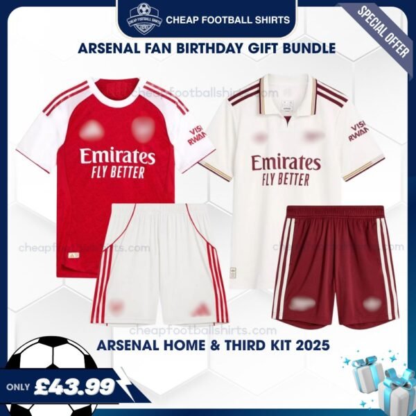 Arsenal Birthday Football Gift Bundle 25/26 - Overview