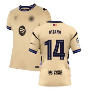 Barcelona AITANA 14 Away Women Football Shirt 25/26 - Overview