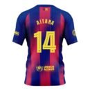 Barcelona AITANA 14 Home Women Football Shirt 25/26 - Back View