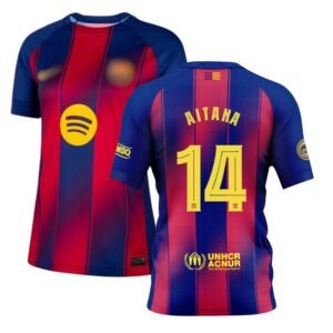 Barcelona AITANA 14 Home Women Football Shirt 25/26 - Overview