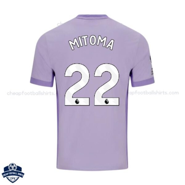 Brighton MITOMA 22 Away Men Football Shirt 25/26 - Back view