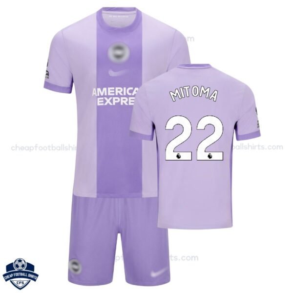 Brighton MITOMA 22 Away Kids Football Kit 25/26