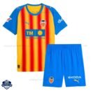 Valencia Third Kids Football Kit 25/26 - Front View
