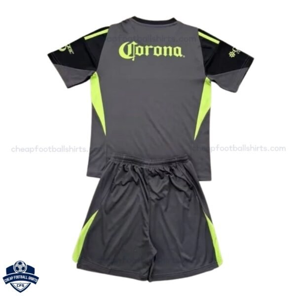 Club América Black Goalkeeper Kids Football Kit 25/26 - back view