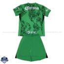 Club América Green Goalkeeper Kids Football Kit 25/26 - back view