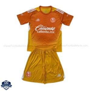 Club América Orange Goalkeeper Kids Football Kit 25/26 - front view