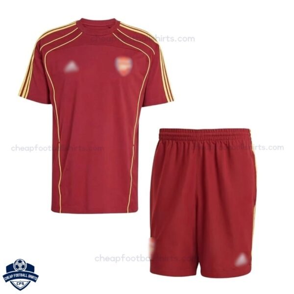 Arsenal Red Training Kids Football Kit 25/26