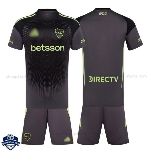 Boca Juniors Goalkeeper Kids Football Kit 25/26