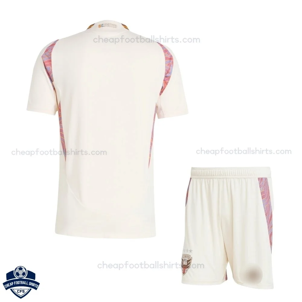 D.C. United Away Kids Football Kit 25/26 - back view