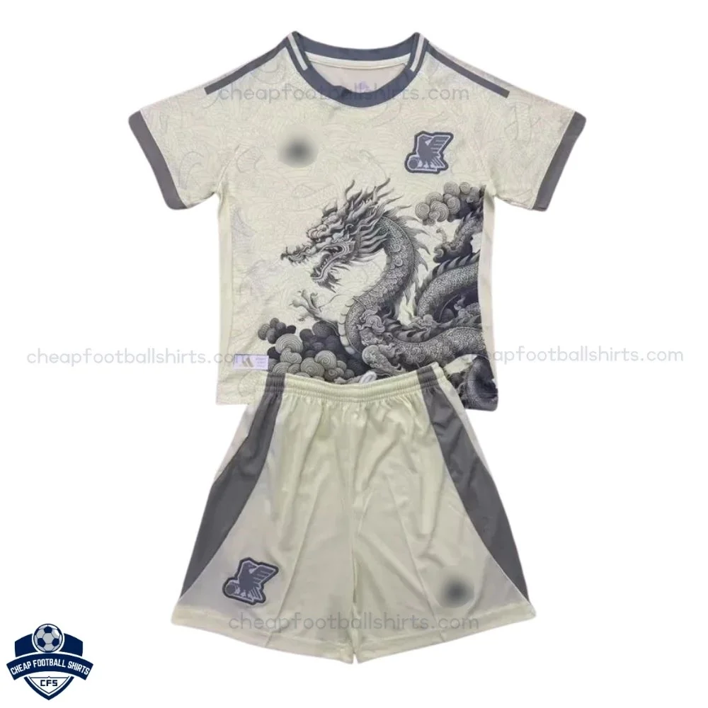 Japan Dragon Edition Kids Football Kit 2025 - front view