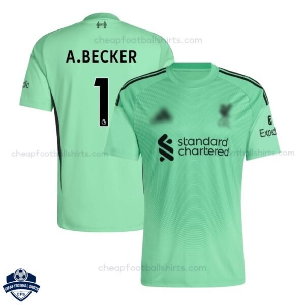 Liverpool A.BECKER 1 Goalkeeper Men Football Shirt 25/26