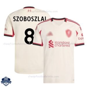 Liverpool Away Men Football Shirt 25/26 SZOBOSZLAI 8