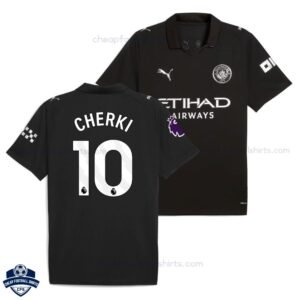 Manchester City Away Men Football Shirt 25/26 CHERKI 10