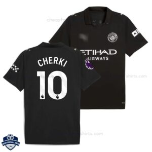Manchester City Away Men Football Shirt 25/26 CHERKI 10 - overview